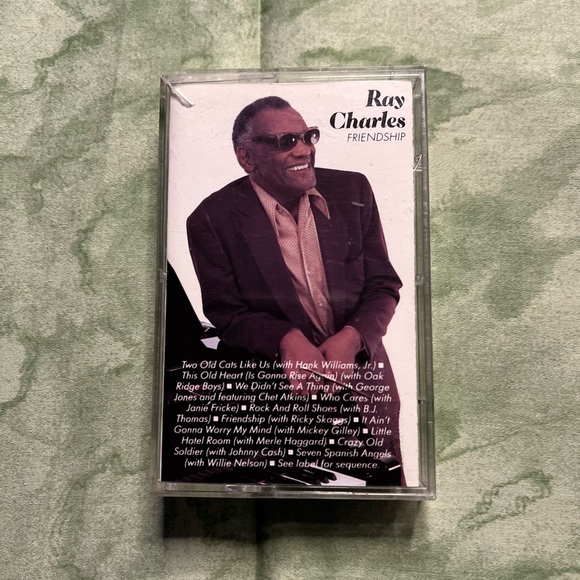 Vintage 1984 Ray Charles Friendship Cassette Tape - Picture 1 of 4